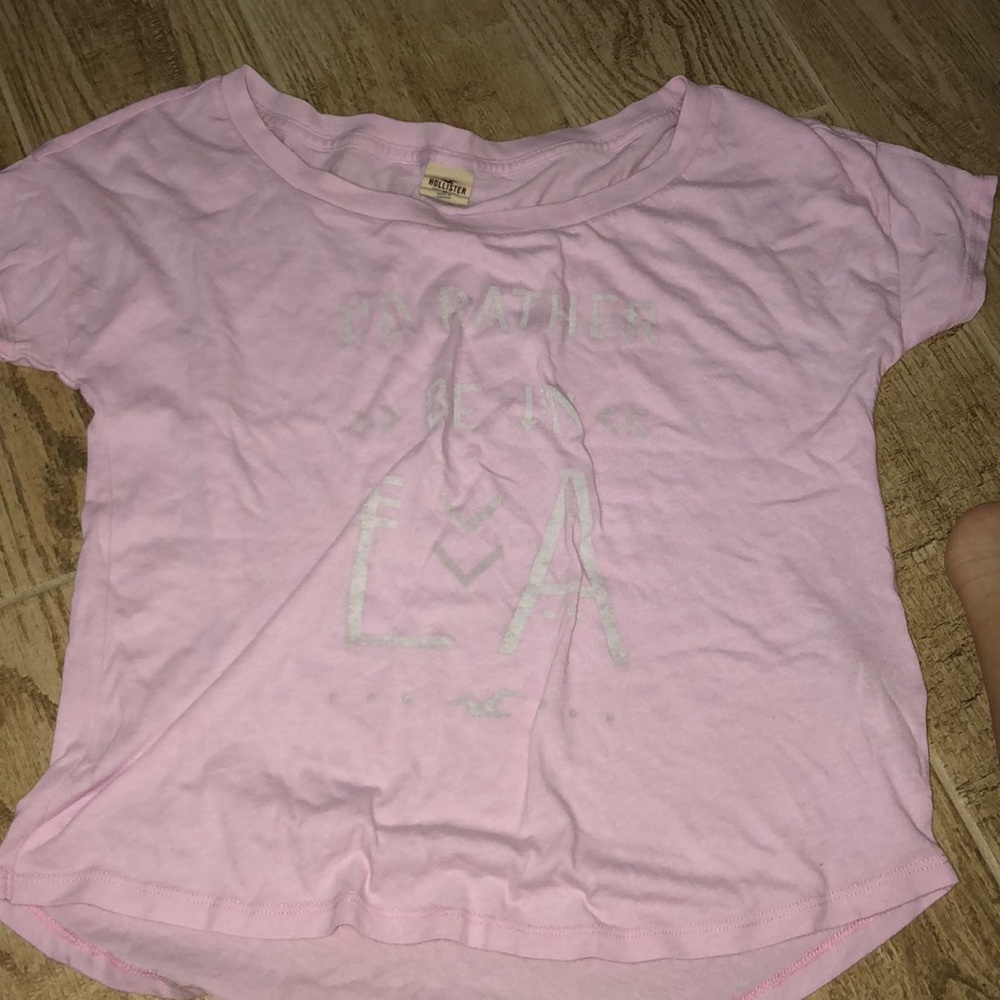 Hollister id rather be in la shirt